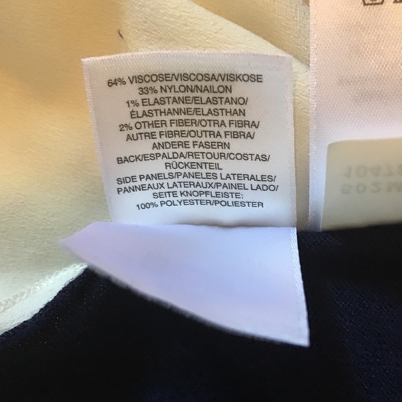 Anne Klein Navy Blue & Ivory Sweater - Picture 6 of 6